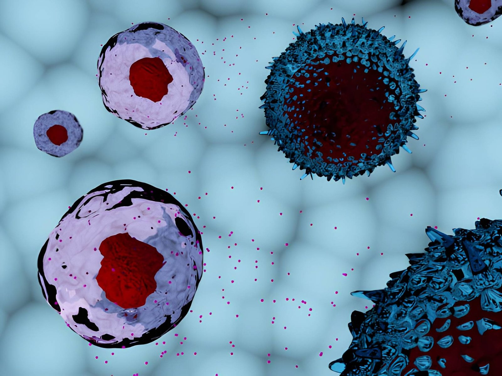 illustrazione esosomi